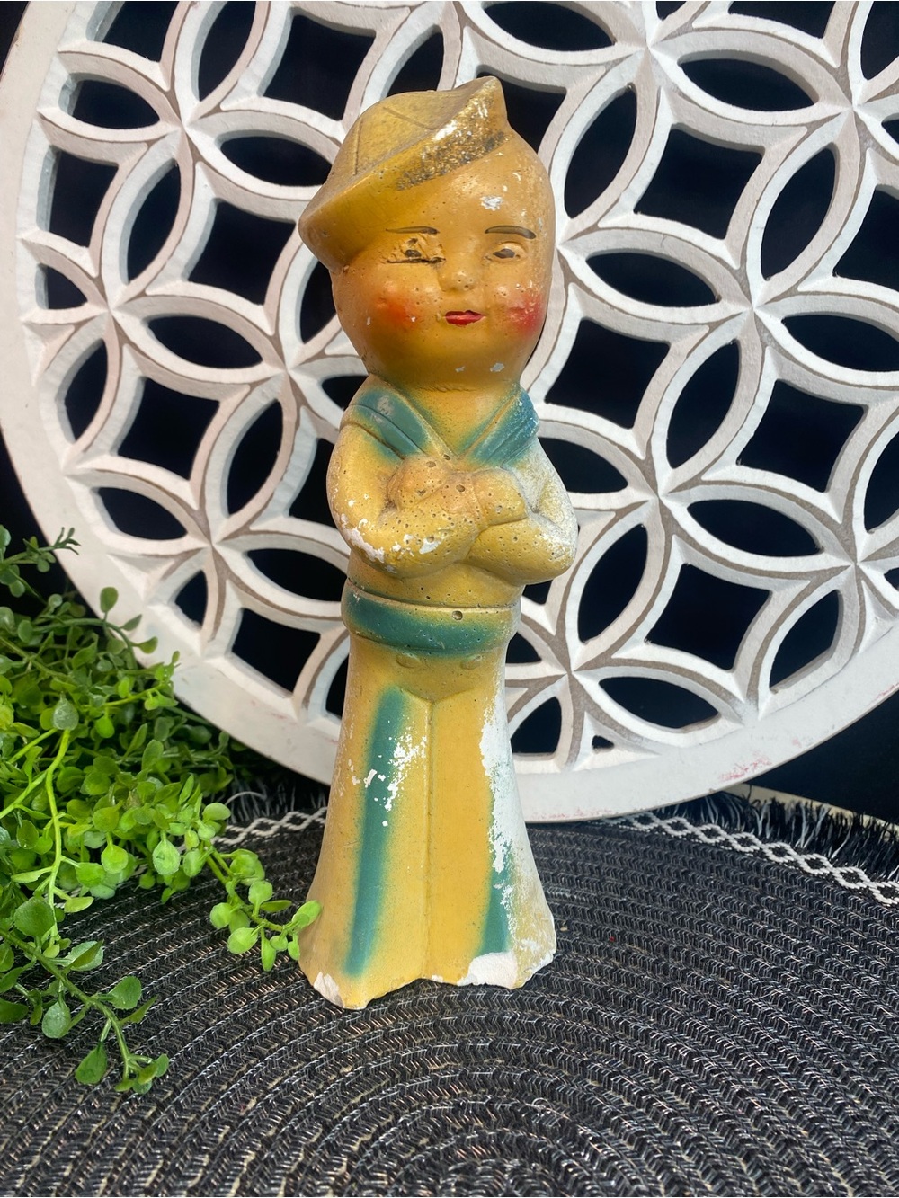 Vintage Chalkware Sailor C. 1920
Carnival Prize